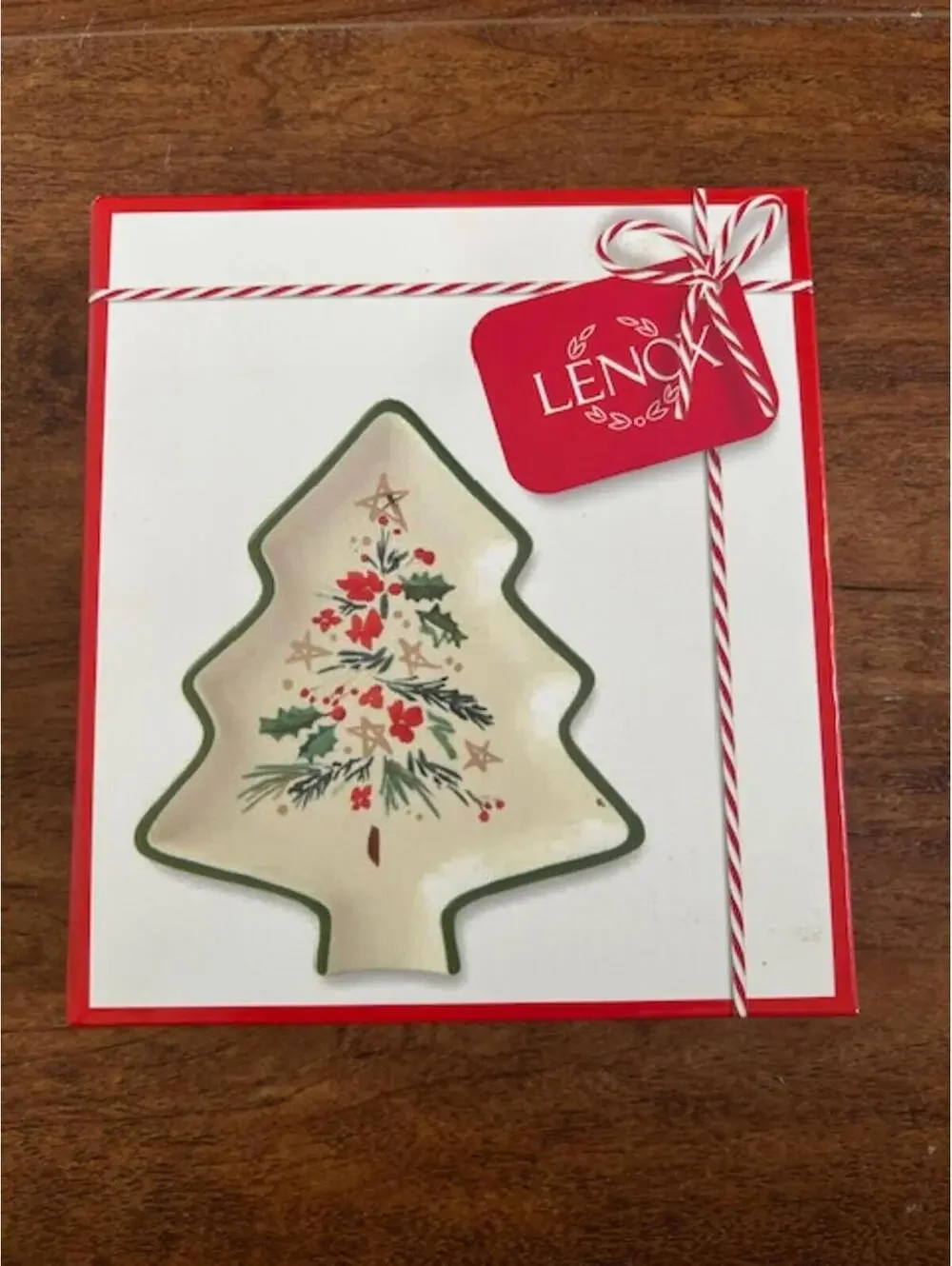 Lenox Christmas Tree Shaped Decorative Dish